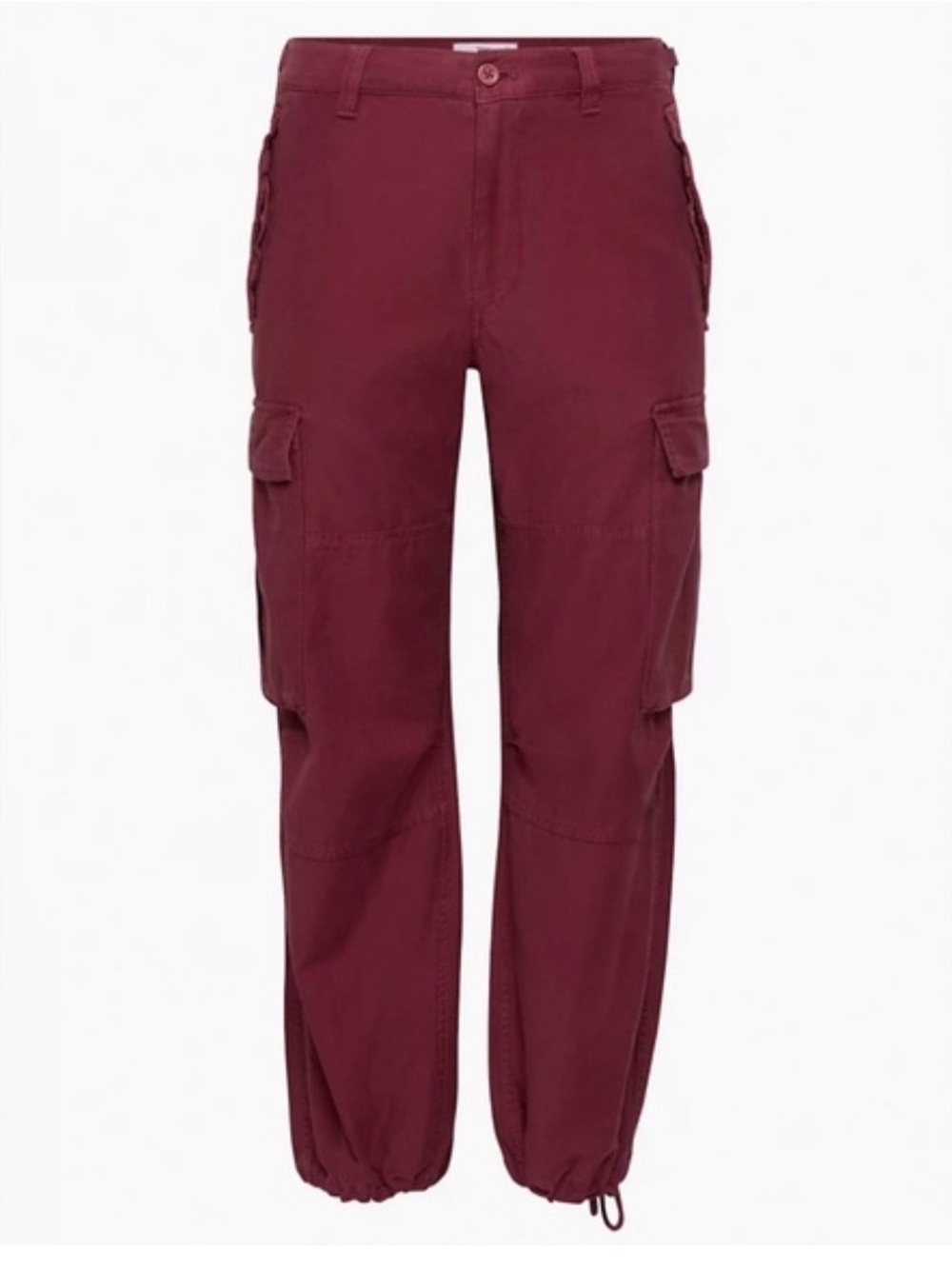 TNA Burgundy Cargo Pants Size 0